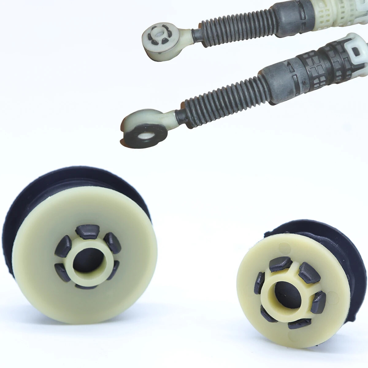 2X Gear Shift Bushing Lever Cable End Linkage For Nissan Versa Connector Grommet