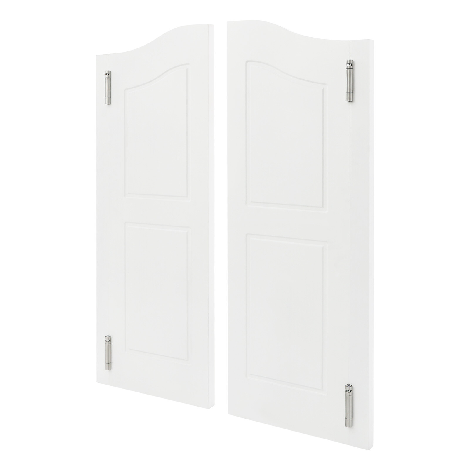 91x107cm Solid Wood Door Partition Door for Shop Entrance Partition White