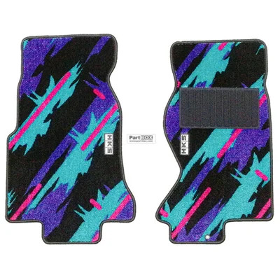 HKS 50th Anniversary Oil Colour Floor Mats for Mitsubishi Evo CT9A LHD