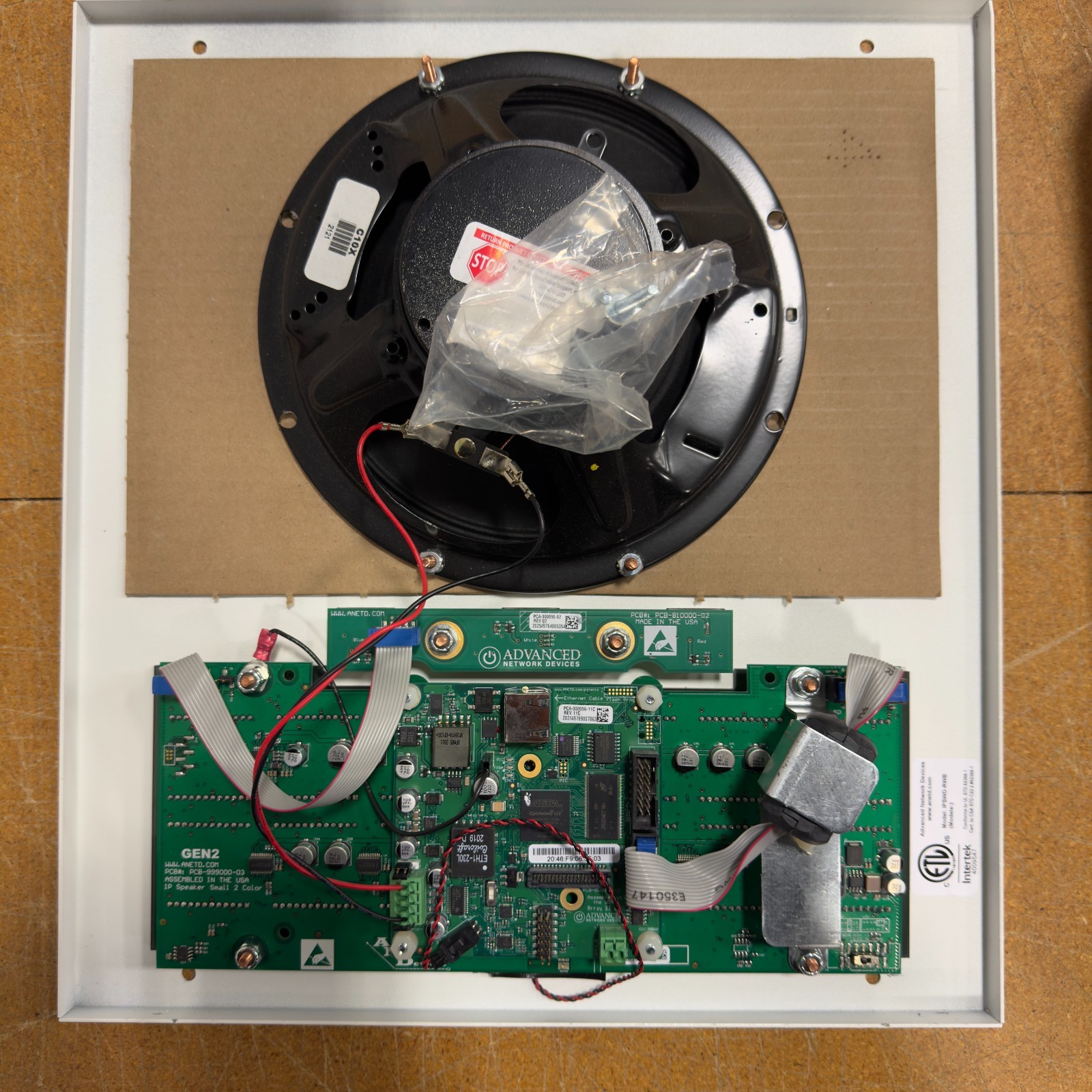 Advanced Network Devices IPSWD-SM-RWB-RST IPS surface mount w/display & flashers
