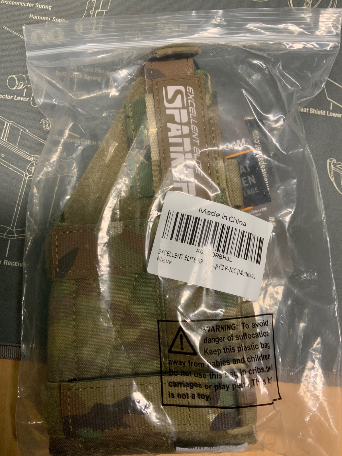 Excellent elite Spangler universal holster EL126 MC