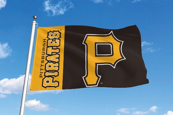 PITTSBURGH PIRATES 3'X5' FLAG/BANNER **100% FULL COLOR-BOTH SIDES OF THE FLAG**