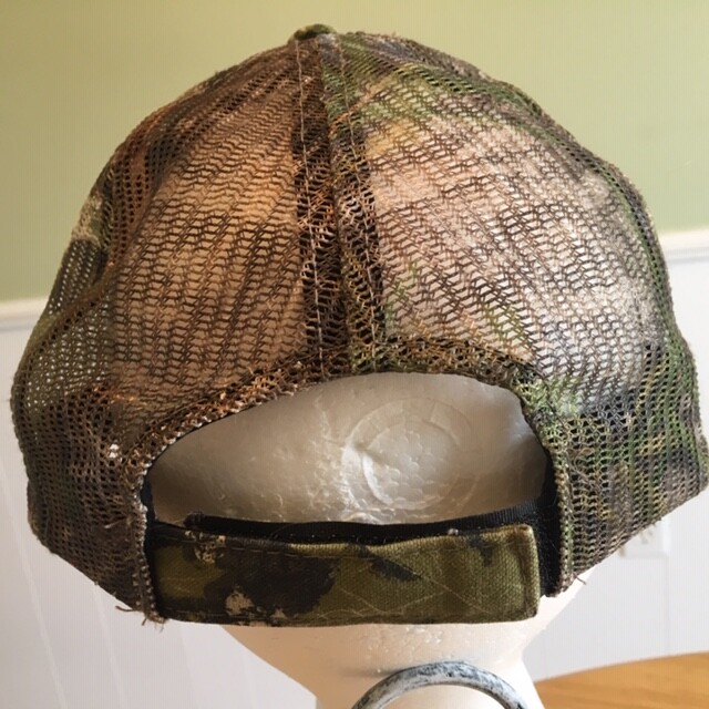 Mossy Oak Camo Fishing Hat Mesh Back Adj Hunting Hat Signature Panel Cap