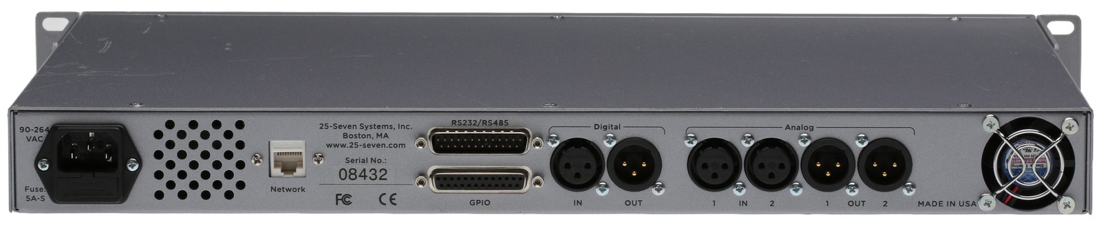 25 Seven AES Digital Audio Broadcast Profanity Program Delay Manager DUMP Button