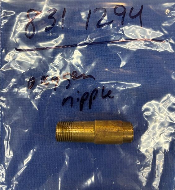 Airco 831-1294 Torch Adapter Oxygen Nipple  SS-A122 OEM