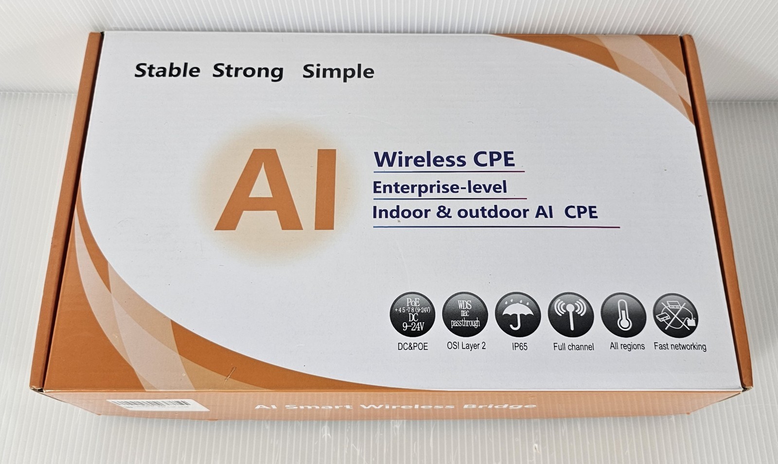 New ULNA CPE-966 Gigabit Wireless Bridge Kit Outdoor Point-to-Point PoE