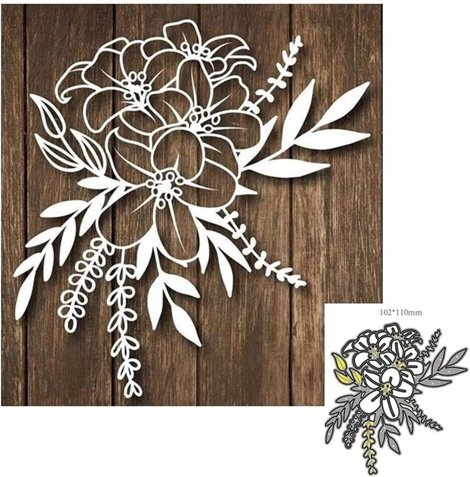 Flower Cutting Dies for Card Making, Cutting Dies Cut Stencils for DIY Scrapb...