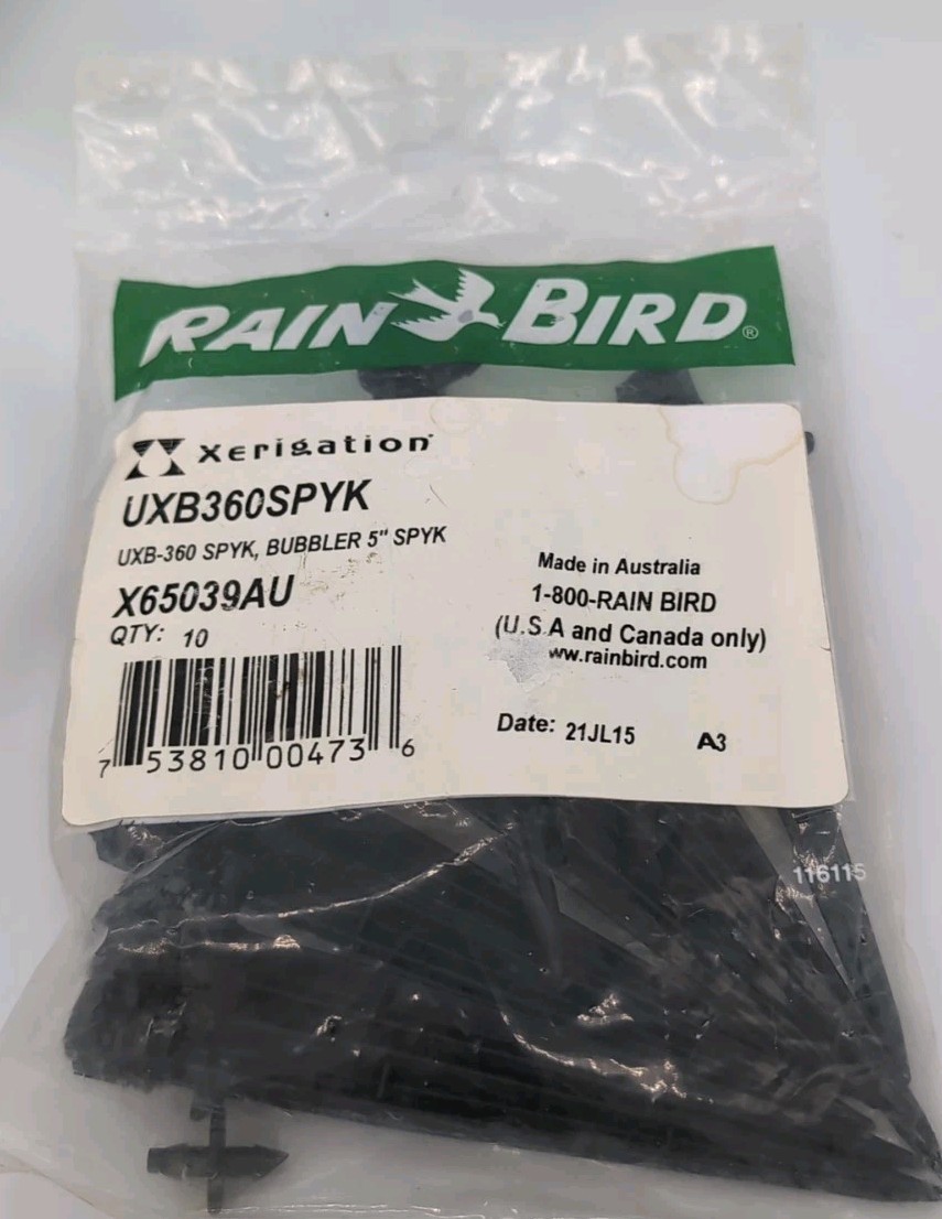 Rainbird 360 deg.  5" umbrella spike drip bubbler irrigation-10 pack