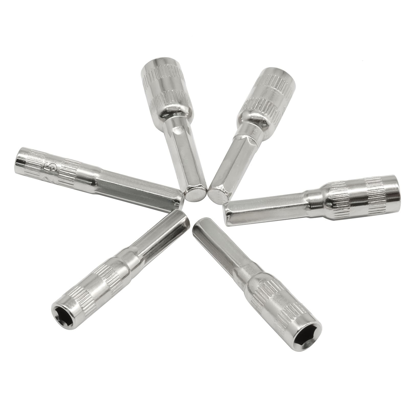 6 in 1 Hex Socket Adapter with H4 Shank