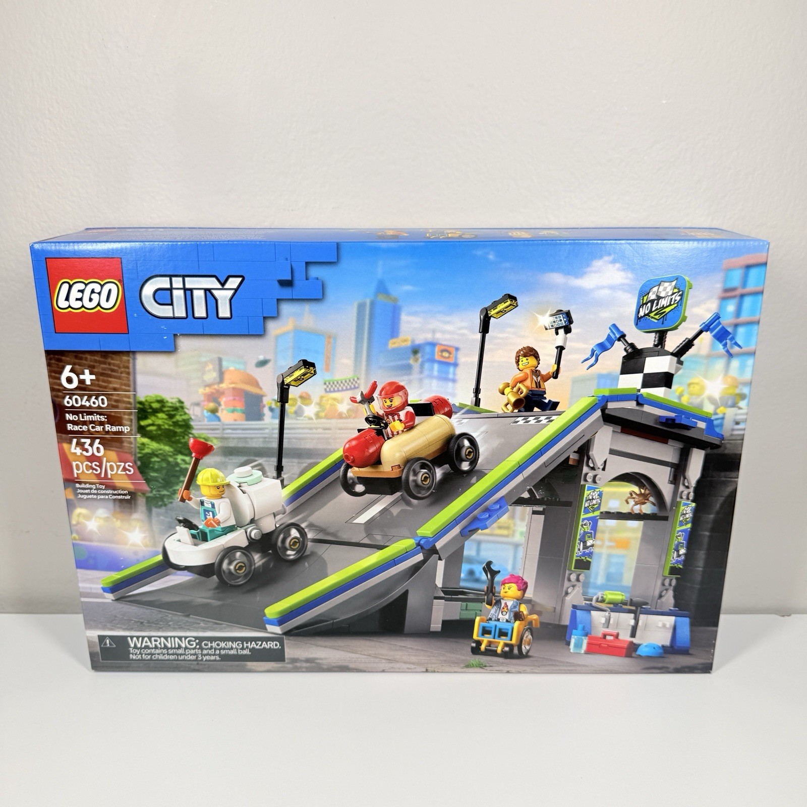 Lego City No Limits Race Car Ramp #60460 Building Toy 436 Pcs - Retiring Soon