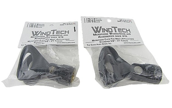 WindTech  MC-11 Slim Mic Clip/Stand Adapter, Set of 2 - New, Free Shipping