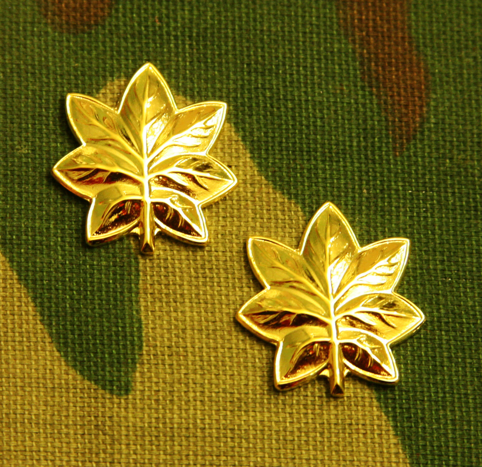 US NAVY USN LT. COMMANDER USMC MAJOR RANK INSIGNIA; FULL COAT SIZE PAIR