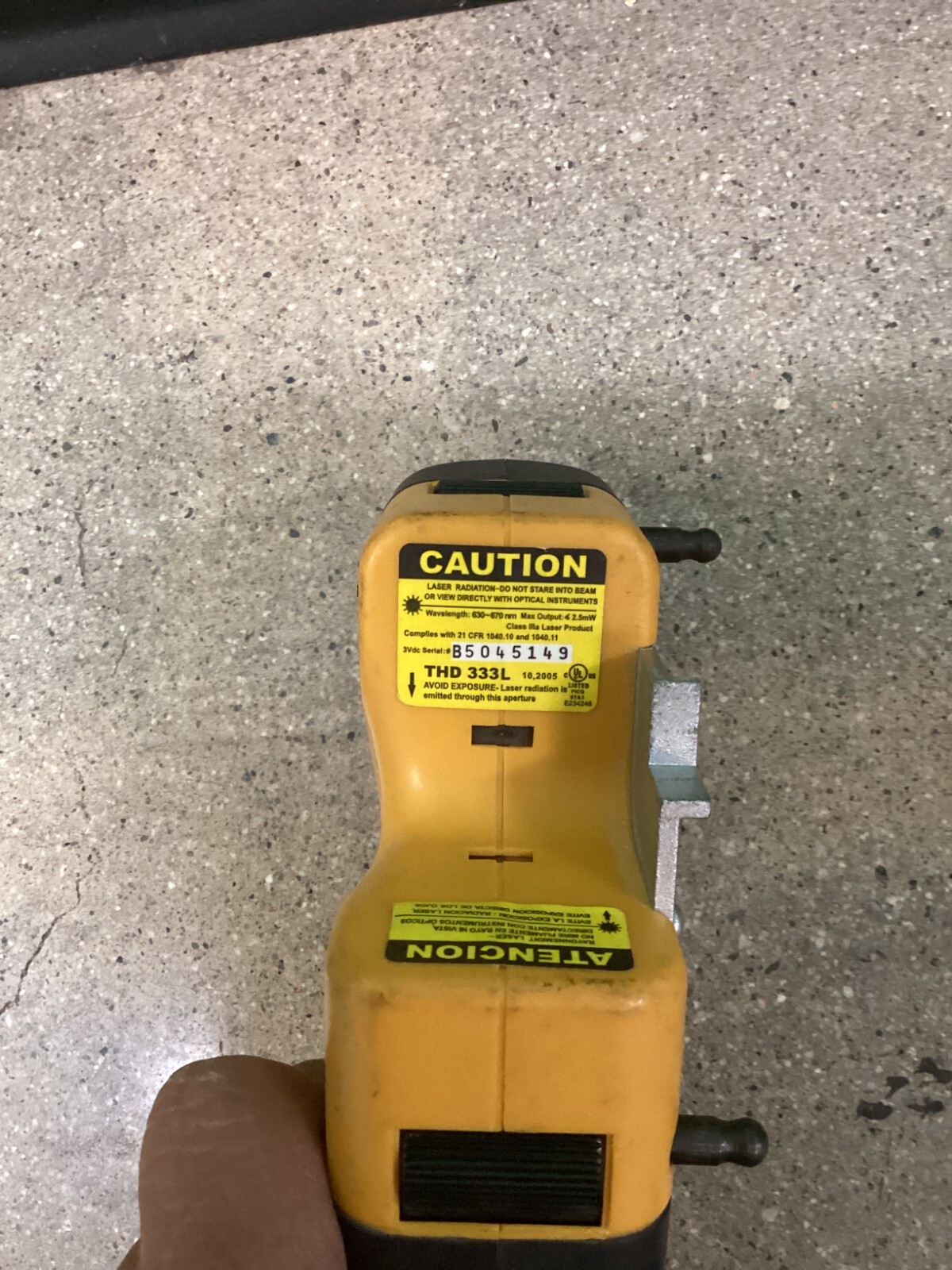 Workforce THD333L Vinyl Flooring & Tile Installation Laser - Yellow & Black