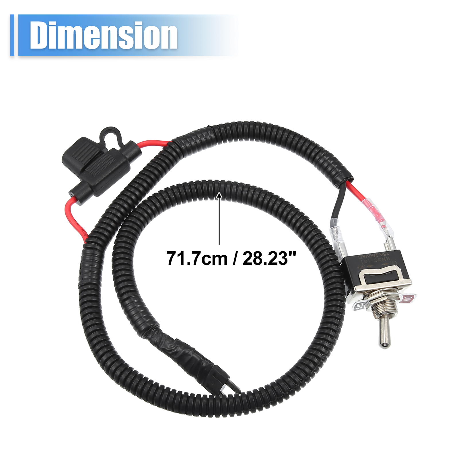 ONE 71.7cm 28.23" Fuse Bypass Switch Universal
