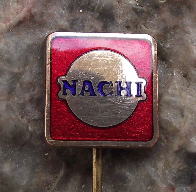 Antique Nachi Japan Industrial Robotic Machine Ball Bearing Robot Firm Pin Badge