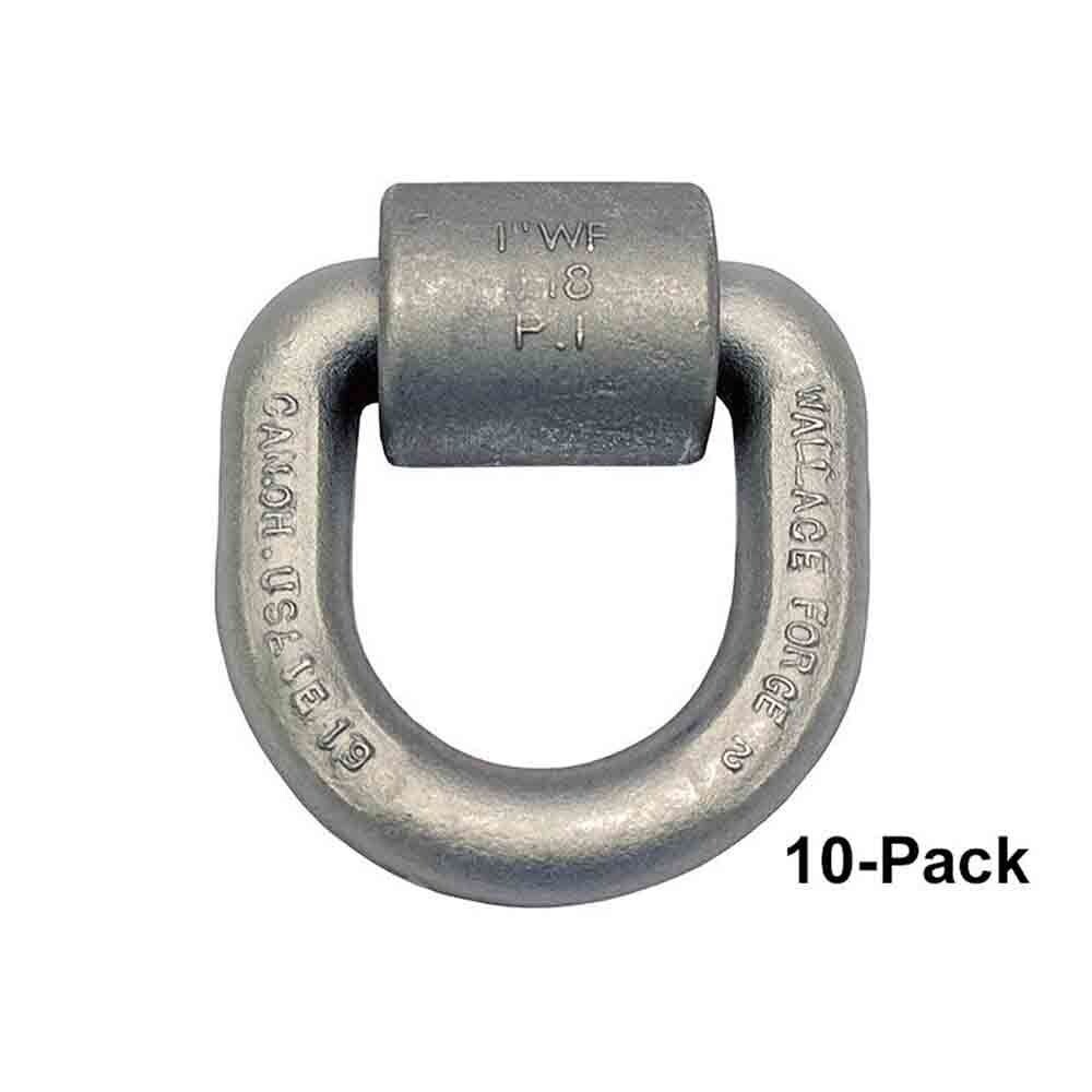 10-Pack Heavy Duty Weld-On Tie-Down Rings (B-48-10)