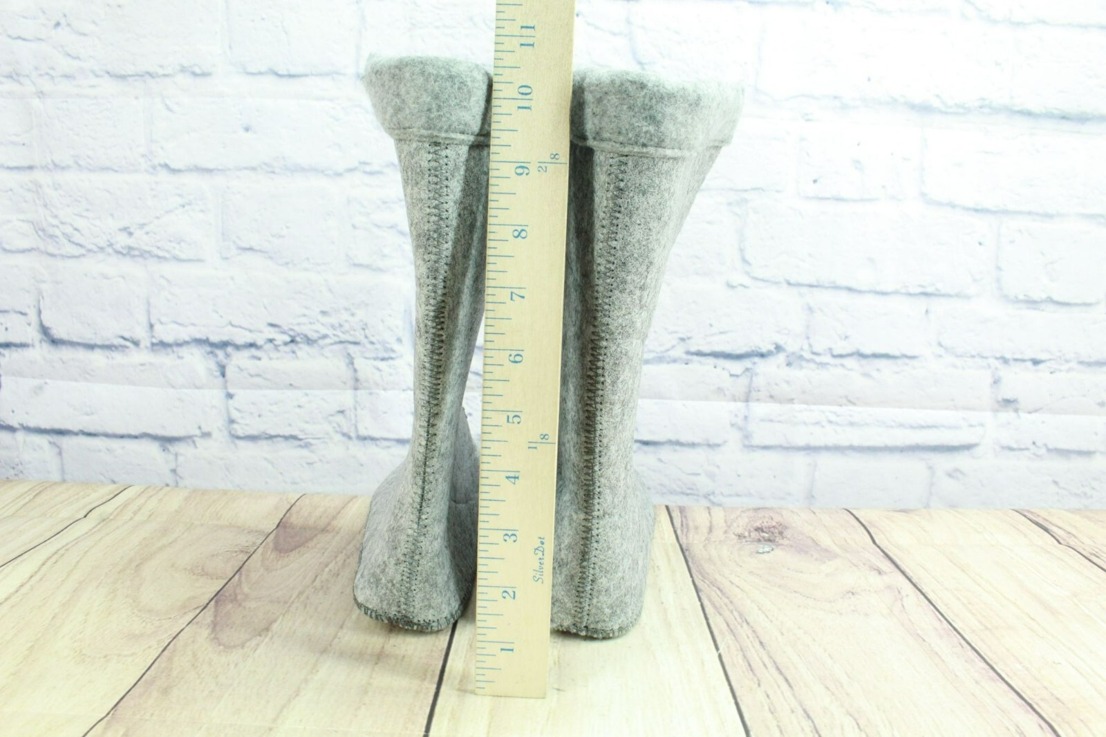 LL Bean Kids Gray Wool Warm Replacement Boot Liner Inserts Size 7