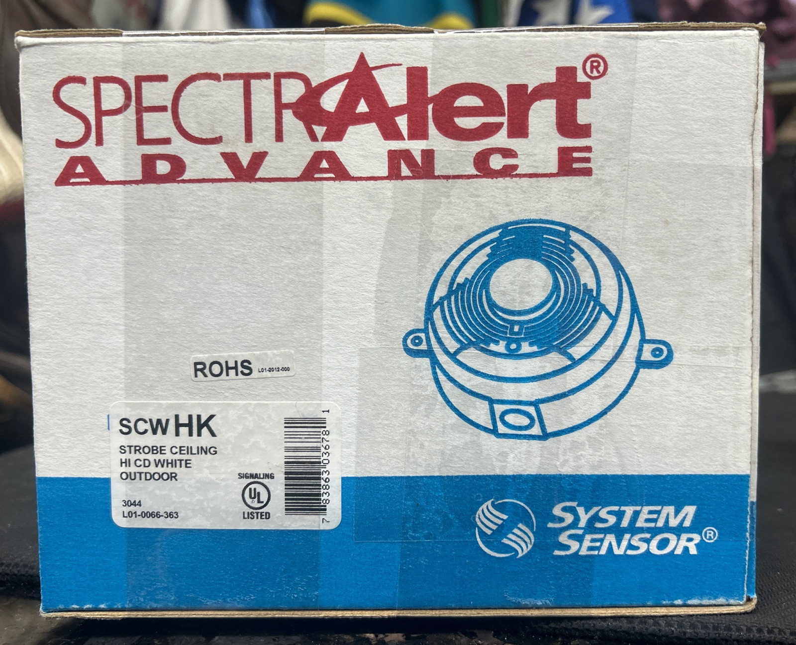 System Sensor SCWHK - Same Day Shipping - BRAND NEW IN BOX