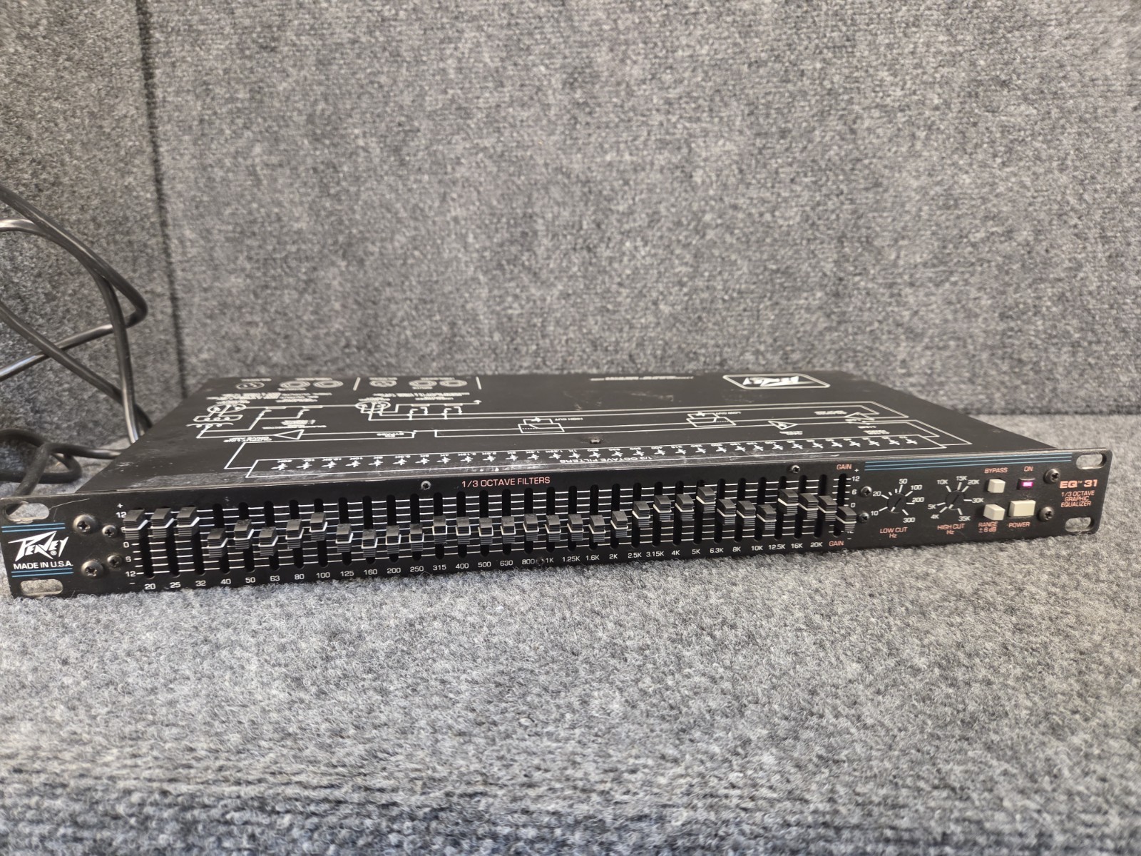 Peavey EQ 31 Equalizer 1/3 Octave Graphic Equalizer