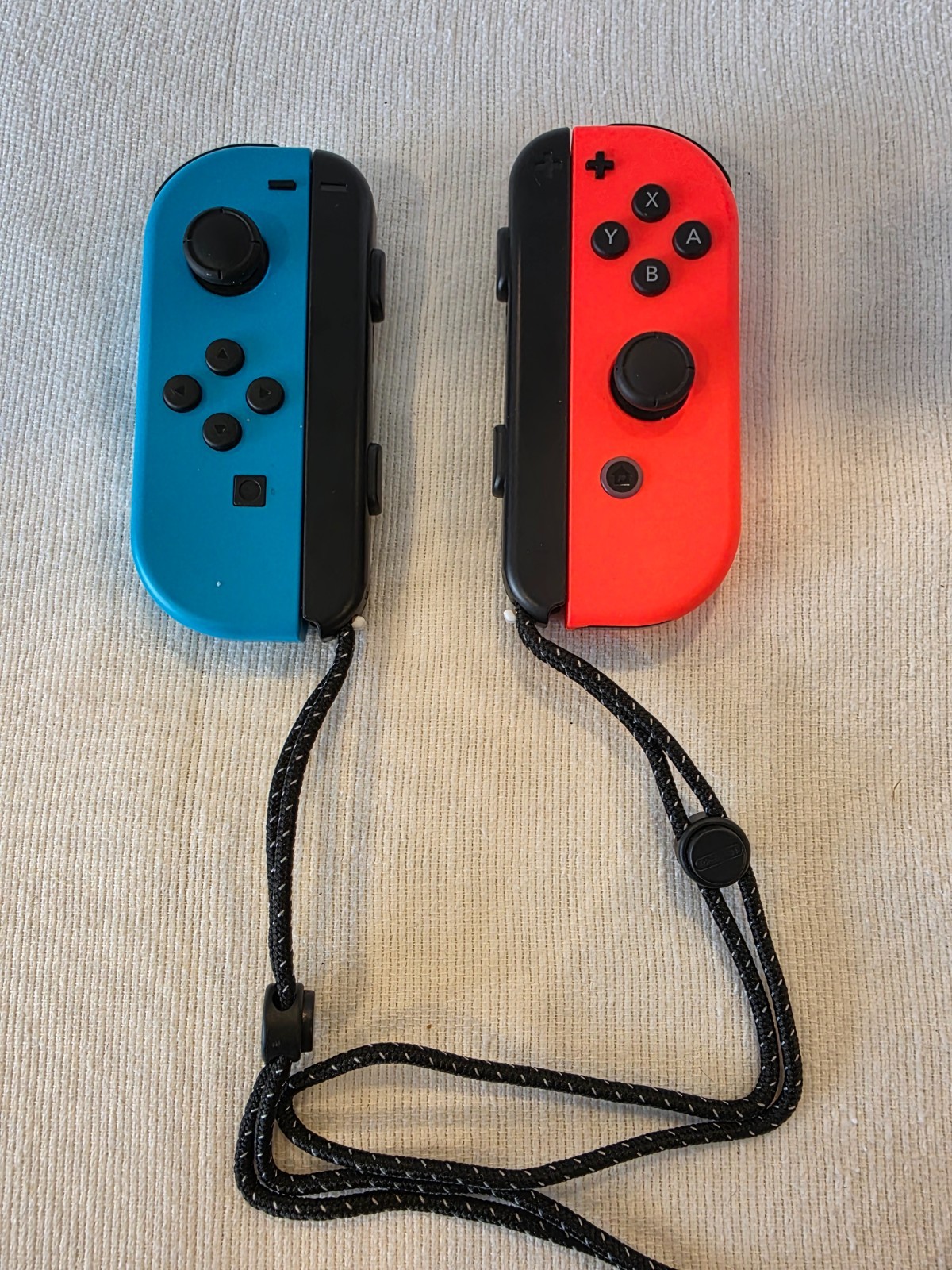 2x Nintendo Switch OEM Joy-Con Remote Wrist Strap Black HAC-014 Reg & OLED