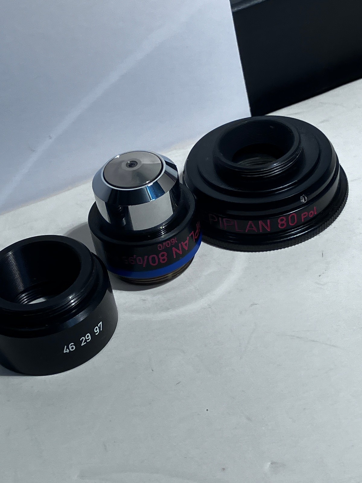 Zeiss INKO Epiplan 80X Reflected Light Microscope Objective 462080-9901 462005-