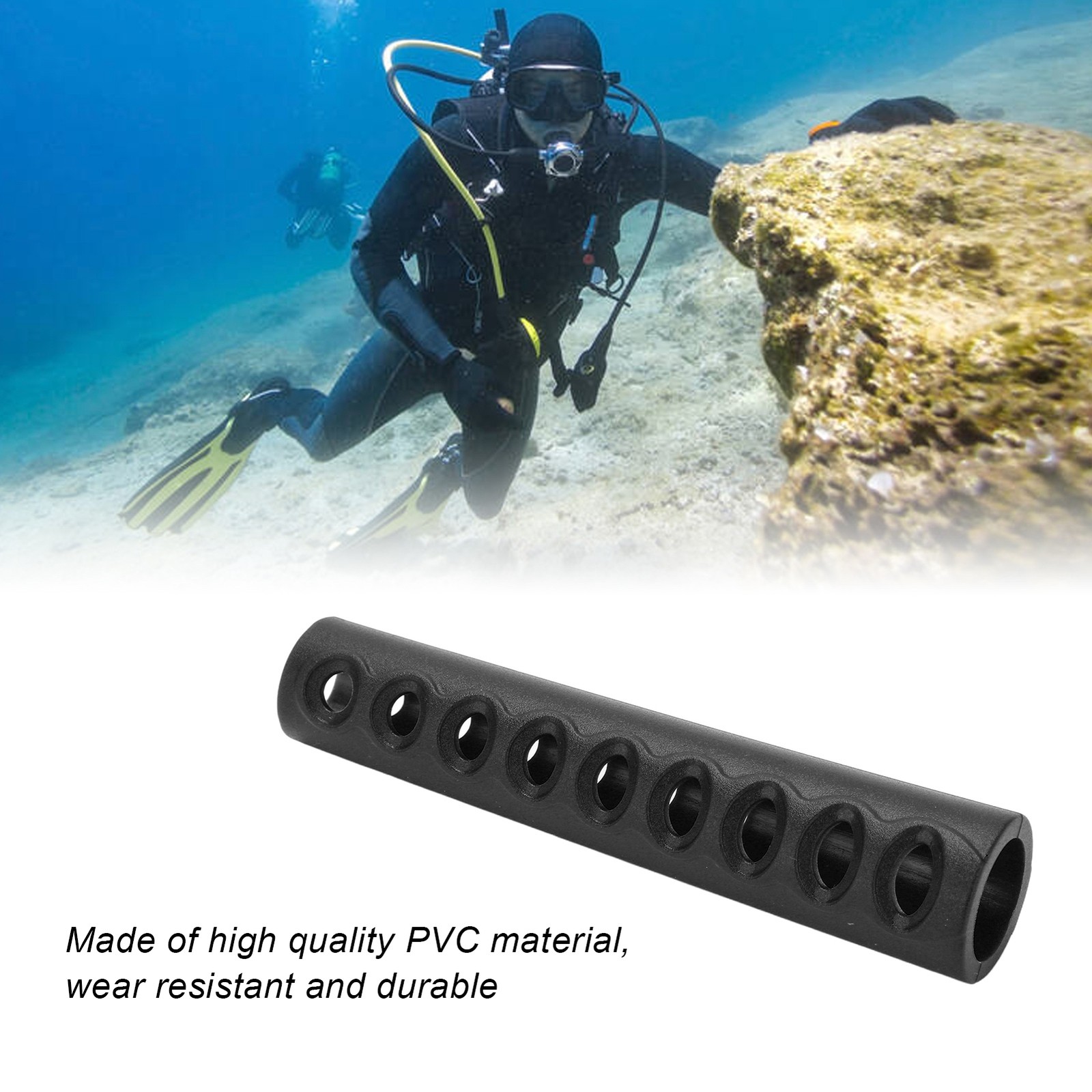 Long Regulator Hose Protector Scuba Diving Vented Regulator Hose Protector