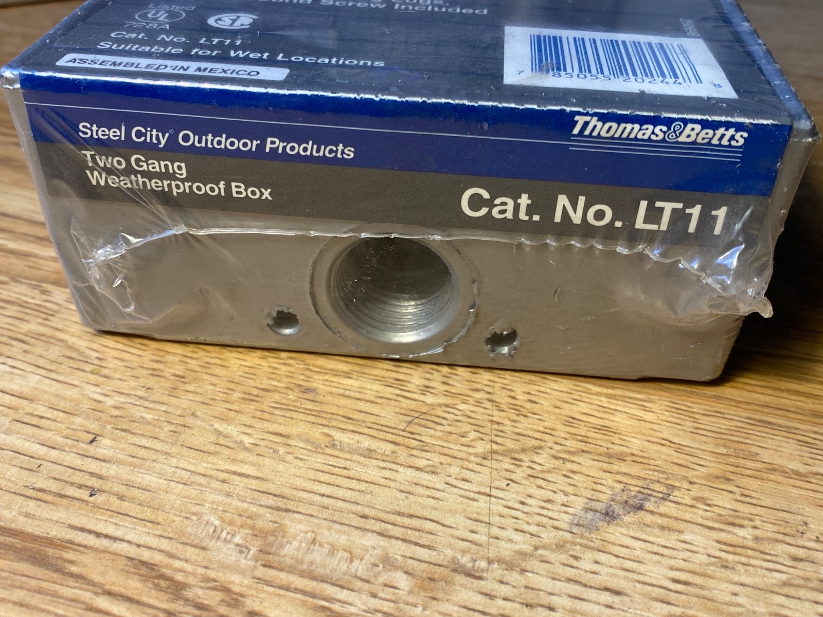 Two Gang Weatherproof Outlet Box T&B #LT11