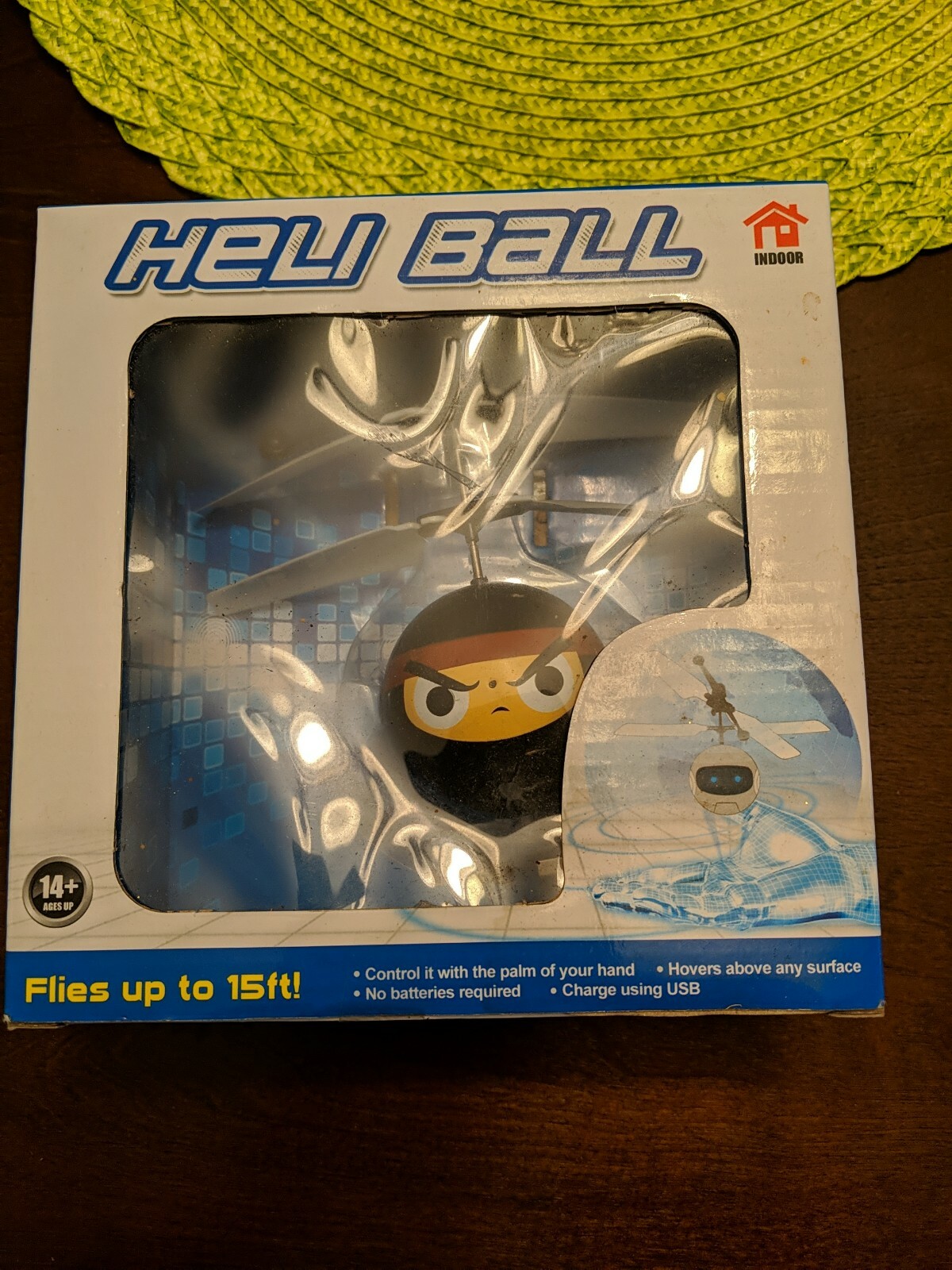 Rechargeable Handheld Levitating Ninja Heli Ball RC Indoor Helicopter NIB