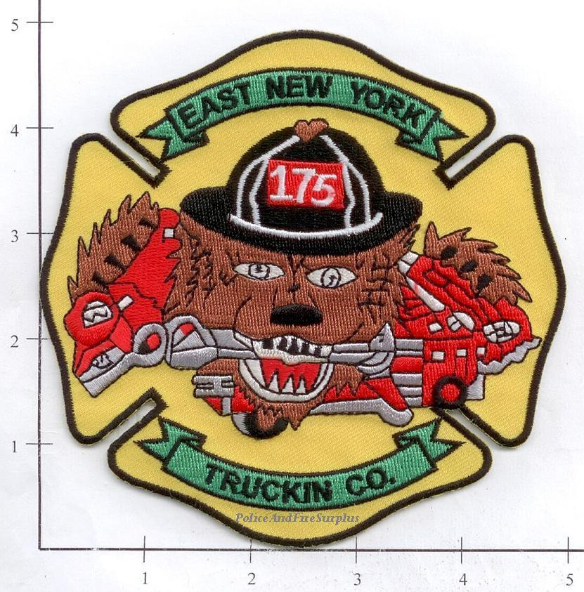 New York City NY Fire Dept Ladder 175 Fire Patch v3
