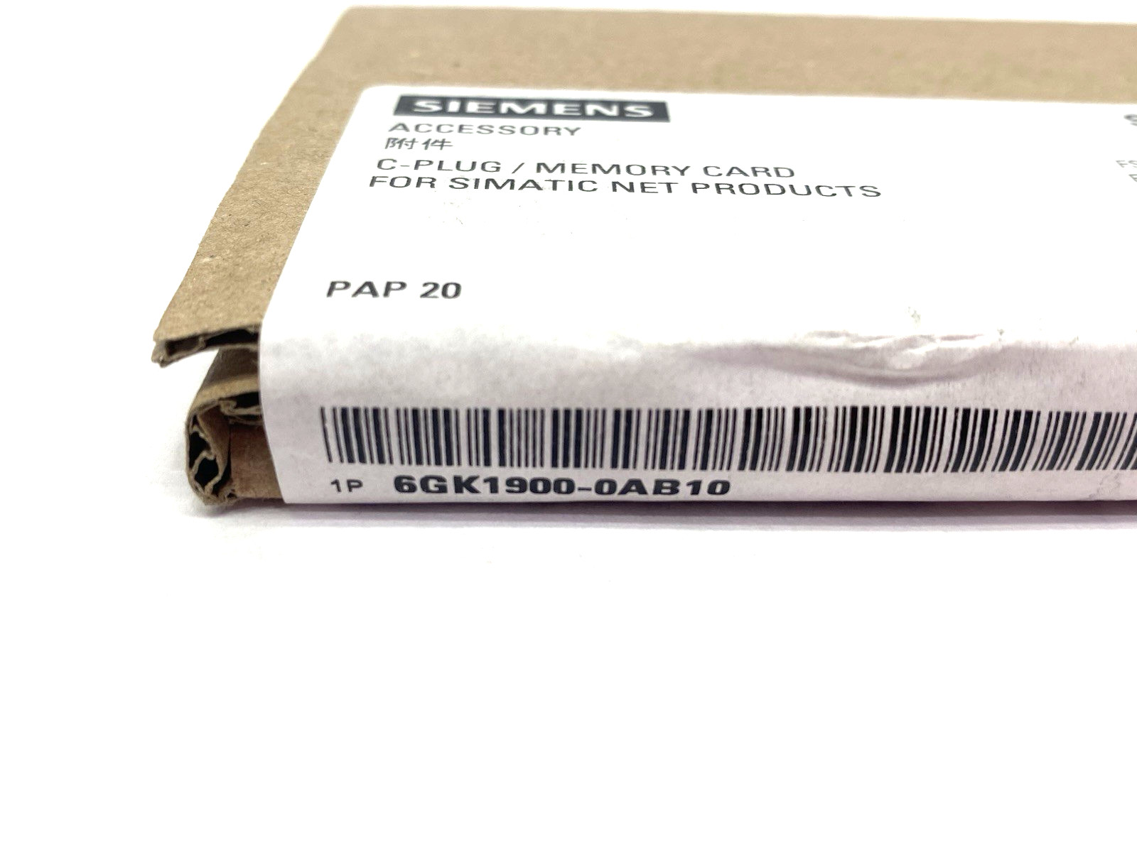 Siemens 6GK1900-0AB10 SIMATIC NET C-Plug Removable Data Memory Card