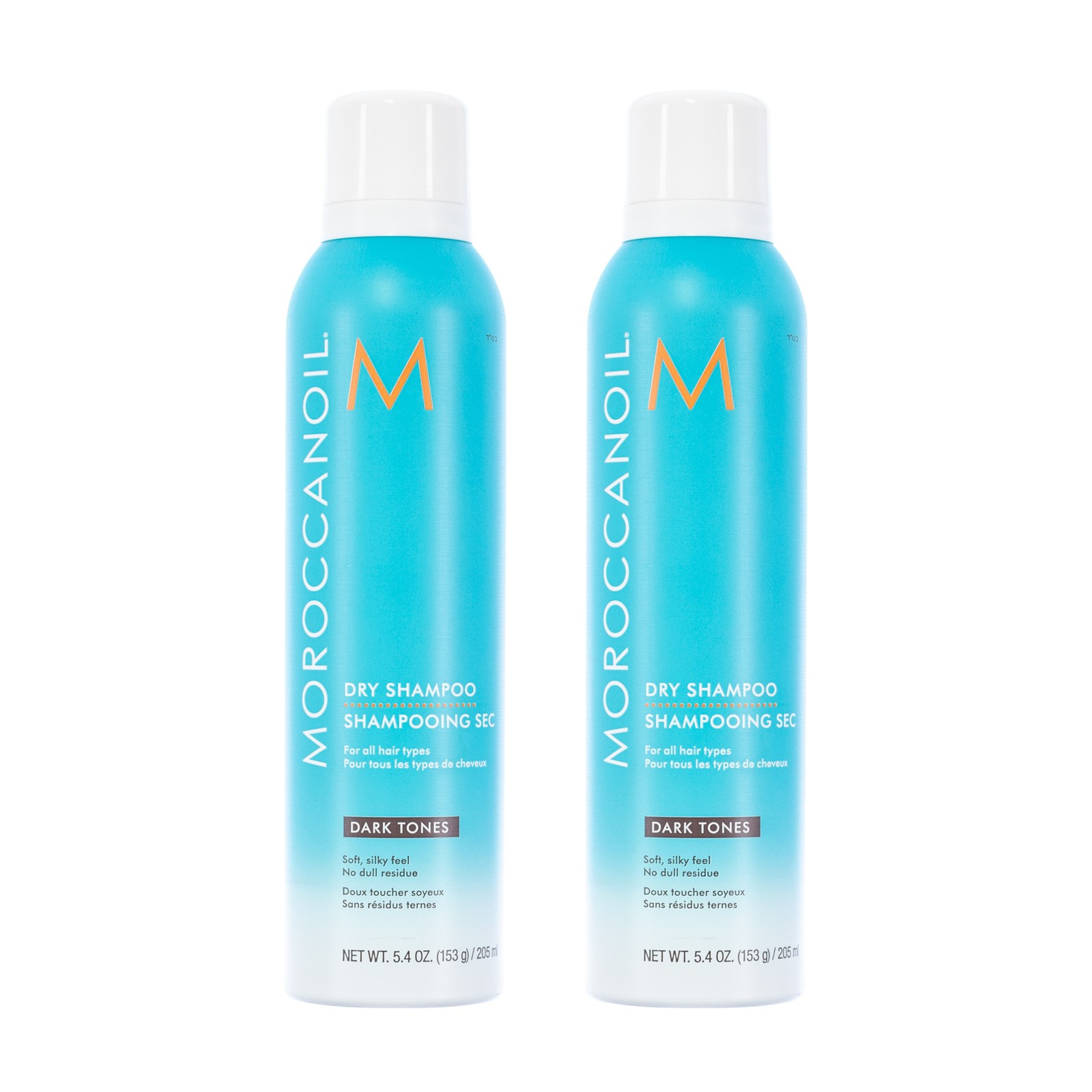 Moroccanoil Dry Shampoo Dark Tones 5.4oz/205ml SET OF 2