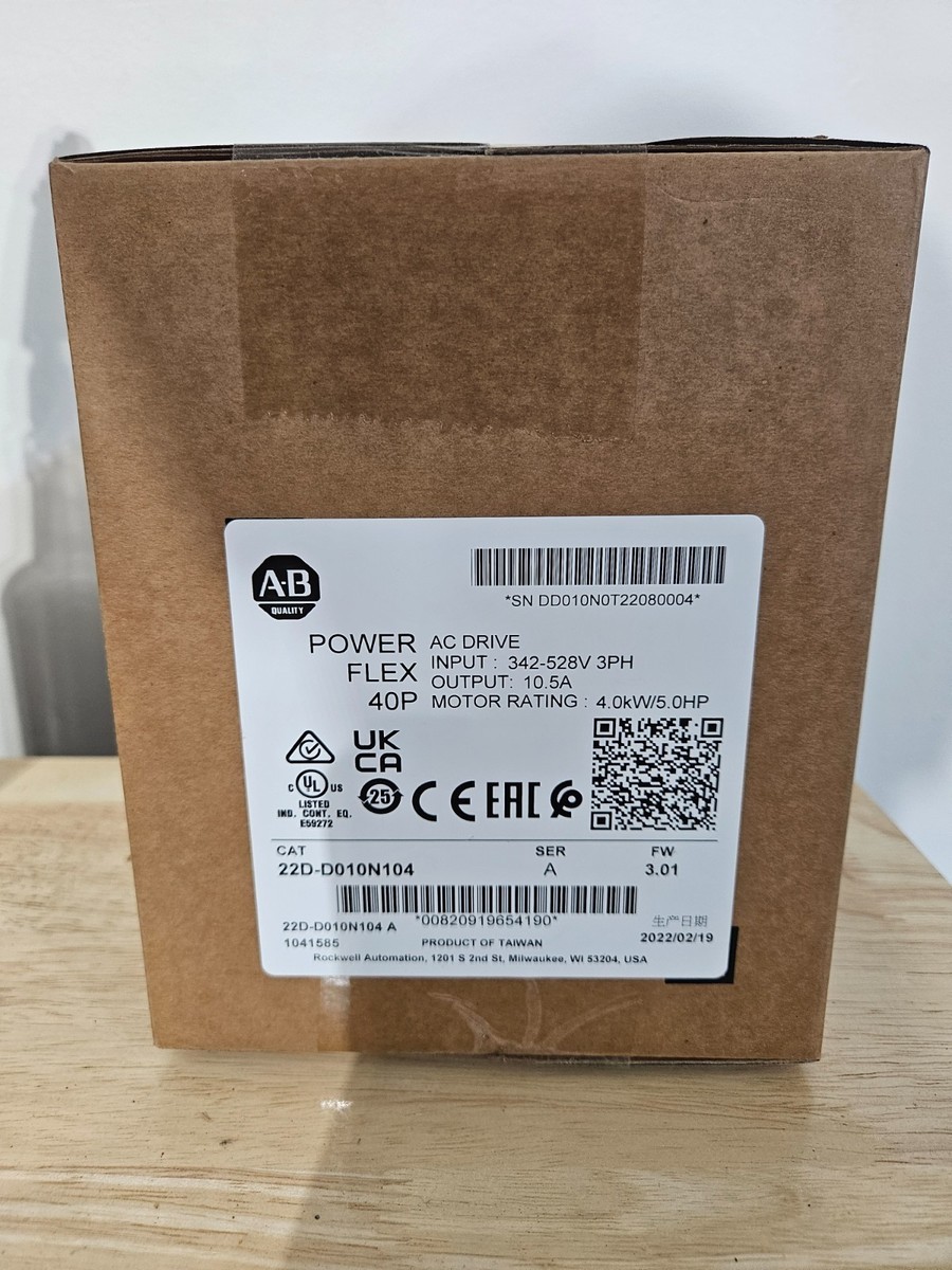 New Factory Sealed 22D-D010N104 AB 22DD010N104 New in Box PLC US 1PC