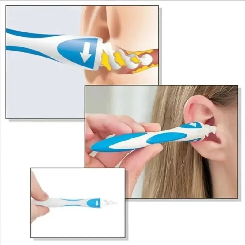 Ear Wax Remover Tool with 16 Soft Silicone Tips – Safe & Easy Ear Cleaner