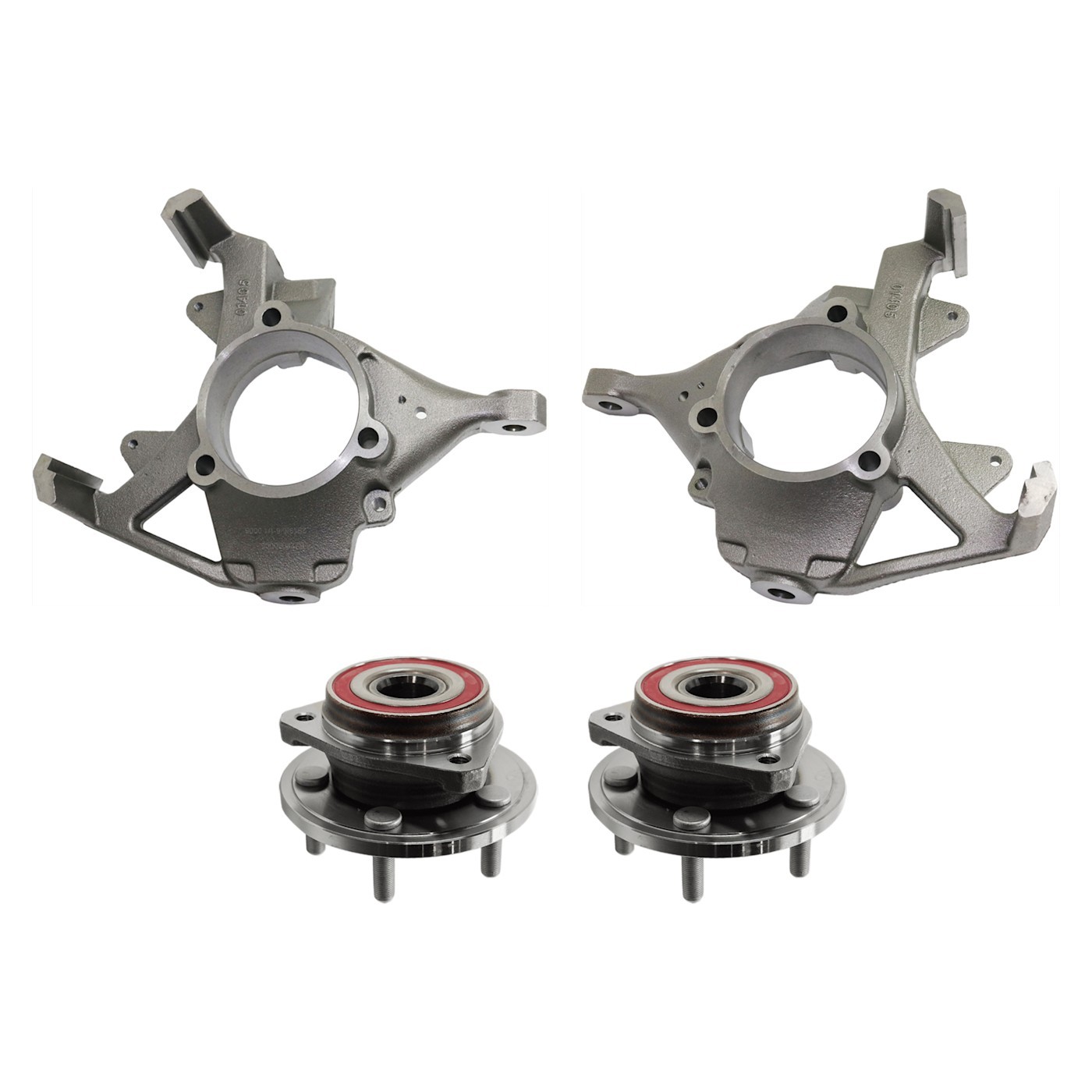 Knuckle Front Driver & Passenger Side Left Right for Jeep Wrangler Cherokee