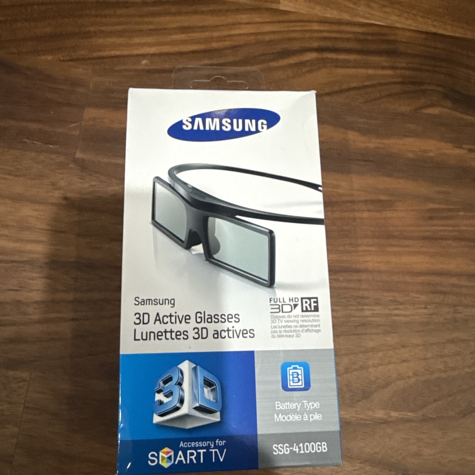 Samsung SSG-4100GB 3D Active Glasses Full HD RF Bluetooth Smart TV NIB