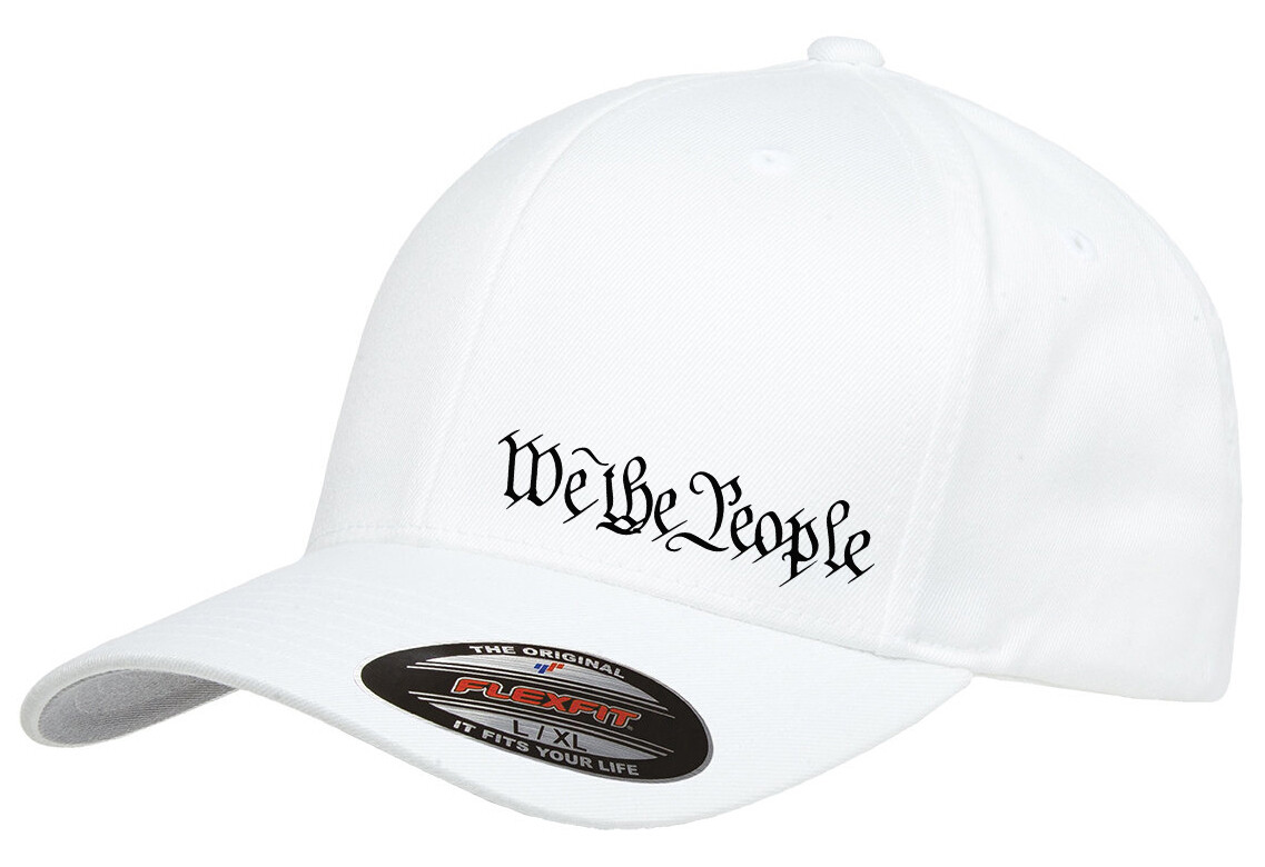 WE THE PEOPLE 2nd AMENDMENT GUN PATRIOT 6277 FLEXFIT HAT *FREE SHIPPING in BOX*