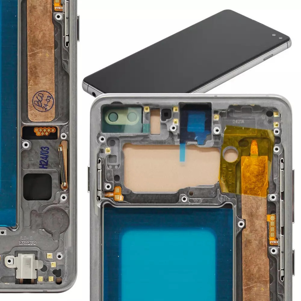 For Samsung Galaxy S10+ Plus SM-G975U LCD Display Touch Screen Digitizer Frame