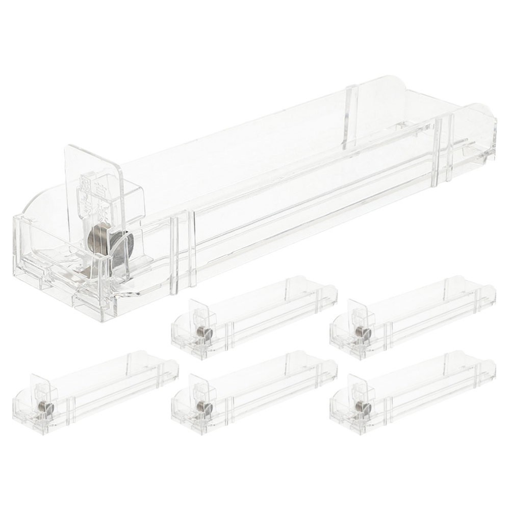 6 Pcs Shelf Drawer Dividers Automatic Cigarette Pusher Retail Organizer