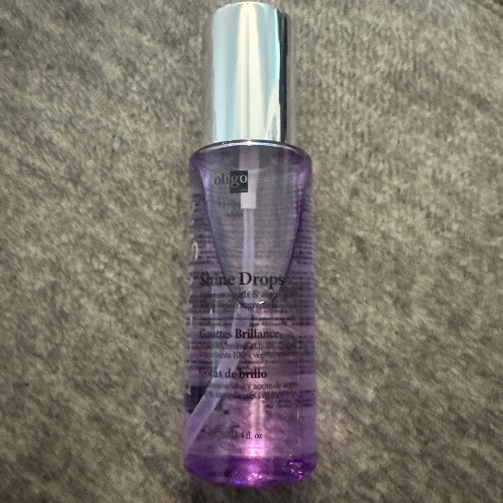 Oligo Blacklight Shine Drops Gouttes Brilliance For Lightened Blonde Hair 3.4oz