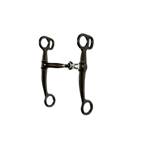Horse Bit 5" Snaffle Mouth 4" Short Shank Western Curb Bit Preowned