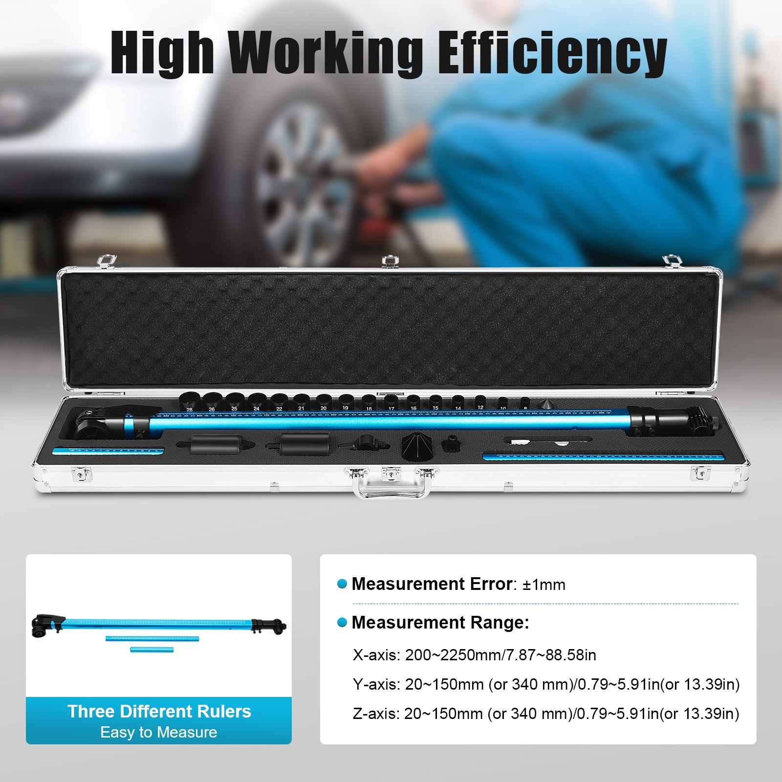 NEW 2D Measuring System Auto Body Frame Machine Tram Gauge Perfect Solution