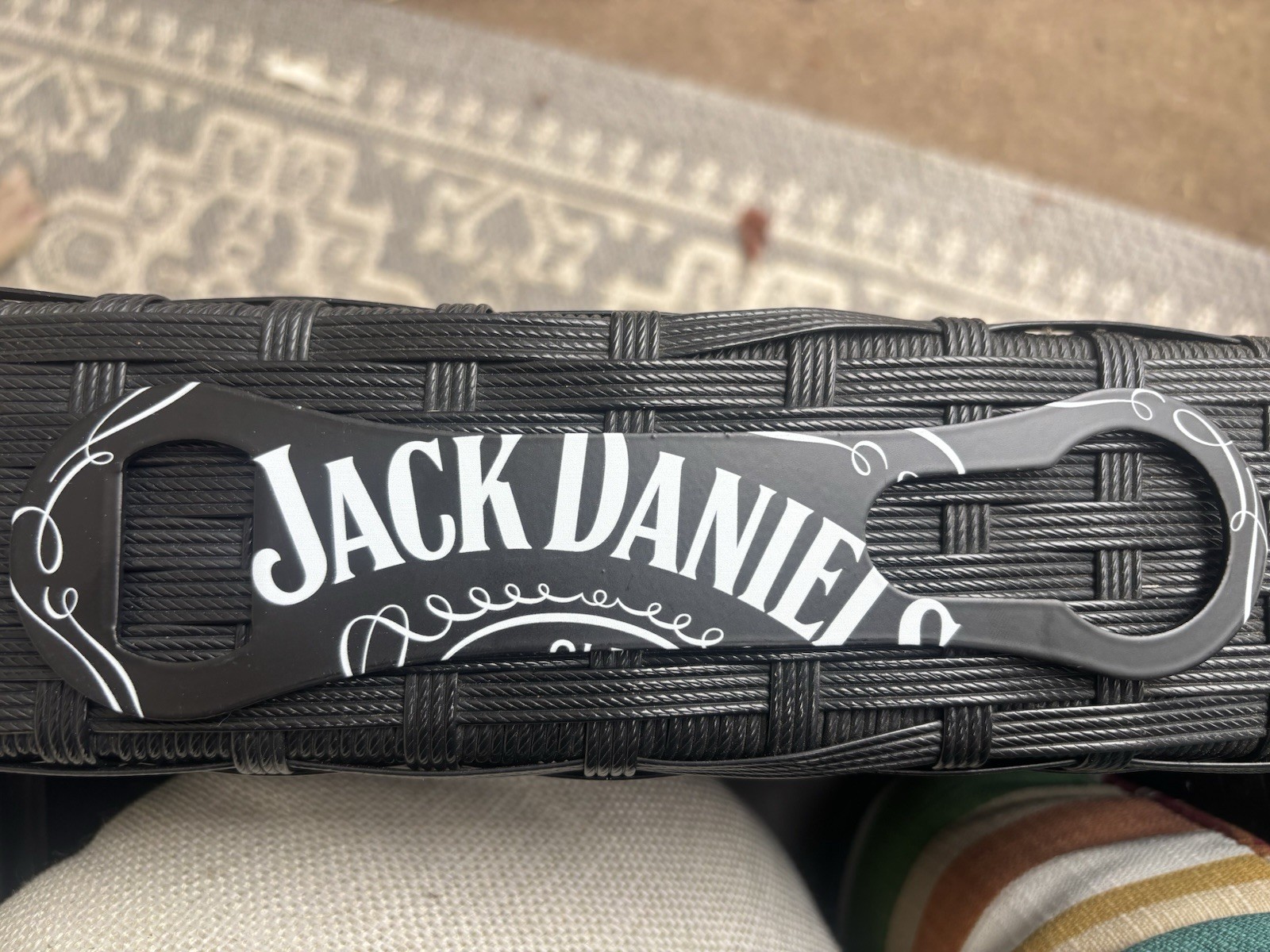 Jack Daniel's Bottle Opener Black. Bar Accessories. Alcohol Beer Man Cave
