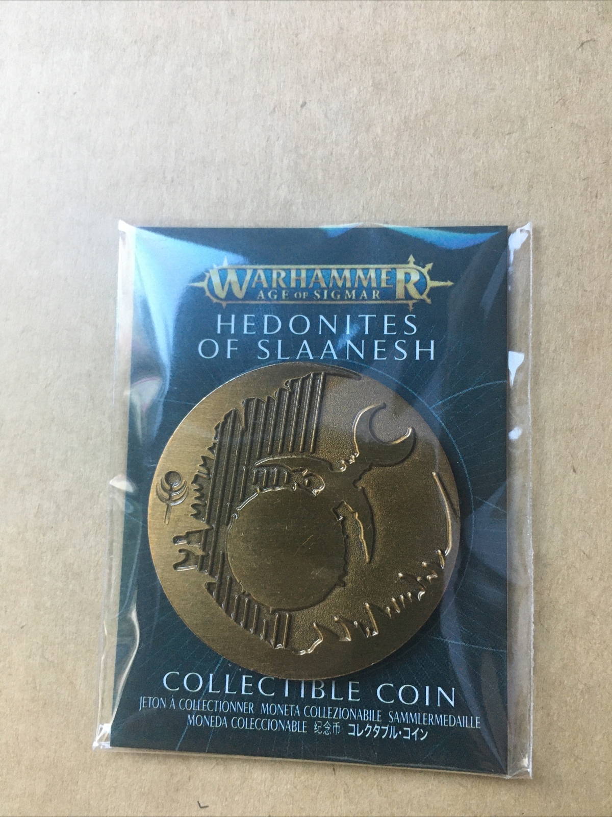 Hedonites of Slaanesh Coin Warhammer Age Of Sigmar Collectible AOS