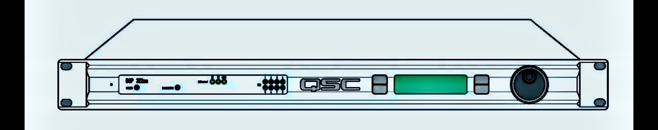 QSC-DSP 322UA--8in/8out-Processor-Active Crossover/Processor/Management