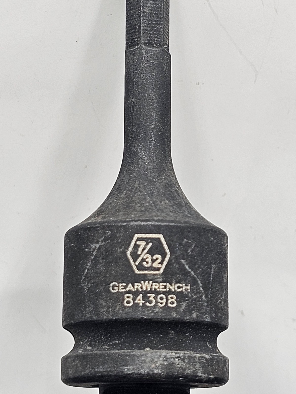Gearwrench 84398 3/8 Drive Impact Hex Bit SAE Socket 7/32"