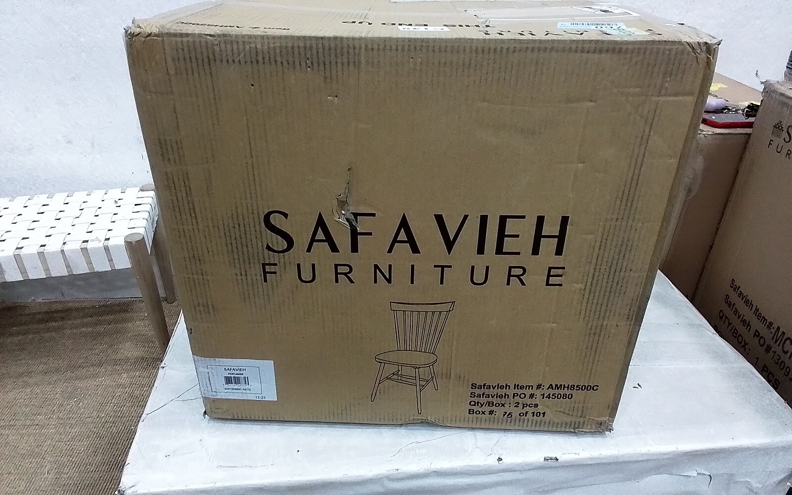 Safavieh PARKER SPINDEL SIDE CHAIR, Reduced Price 2172733726 AMH8500C