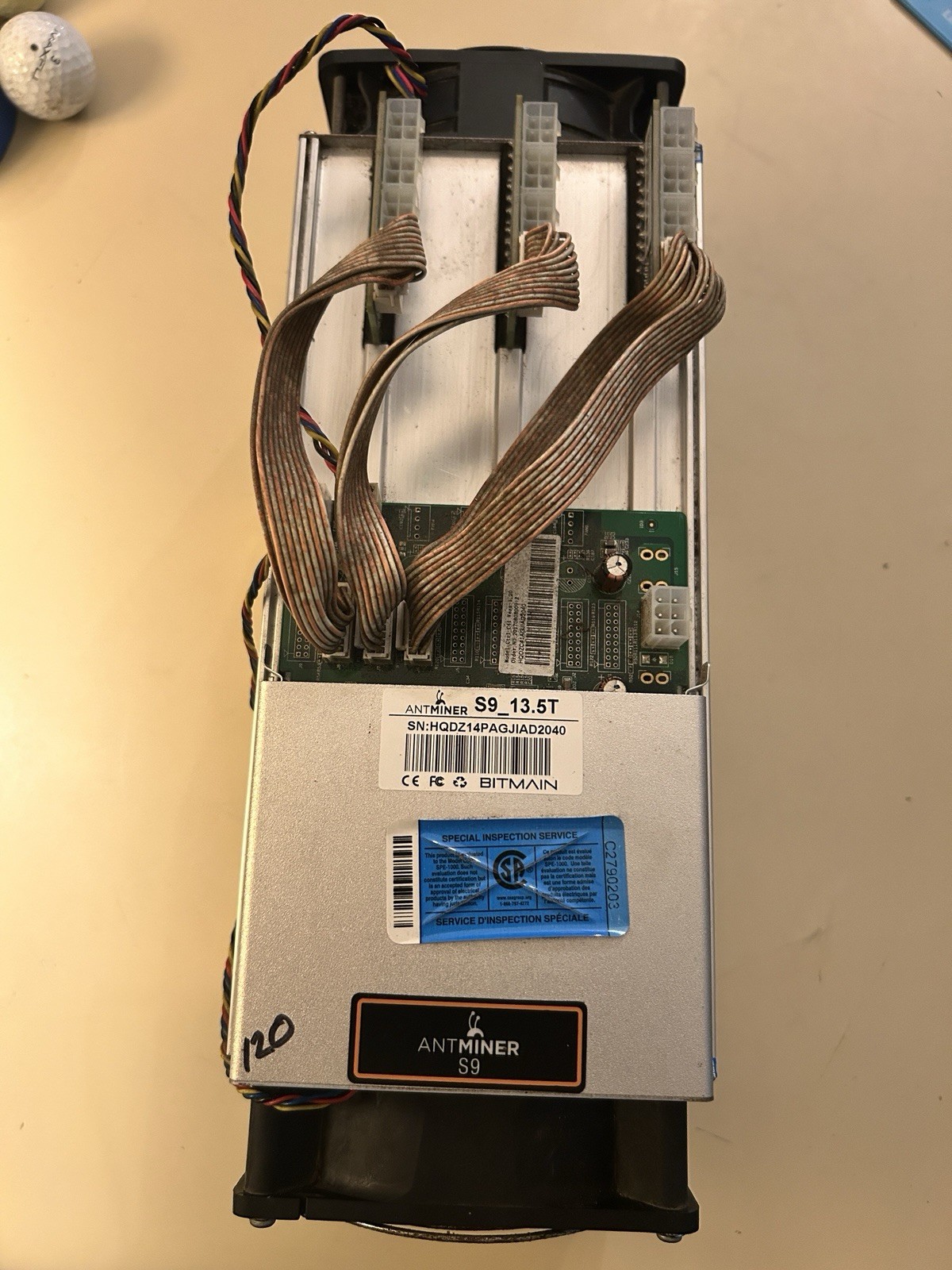 Antminer S9 Tested Working Condition. Selling without PSU
