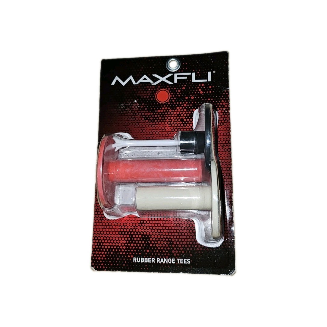 Maxfli Multi-Length Rubber Golf Range Tees 3 Pack Adjustable Practice Tees - NEW