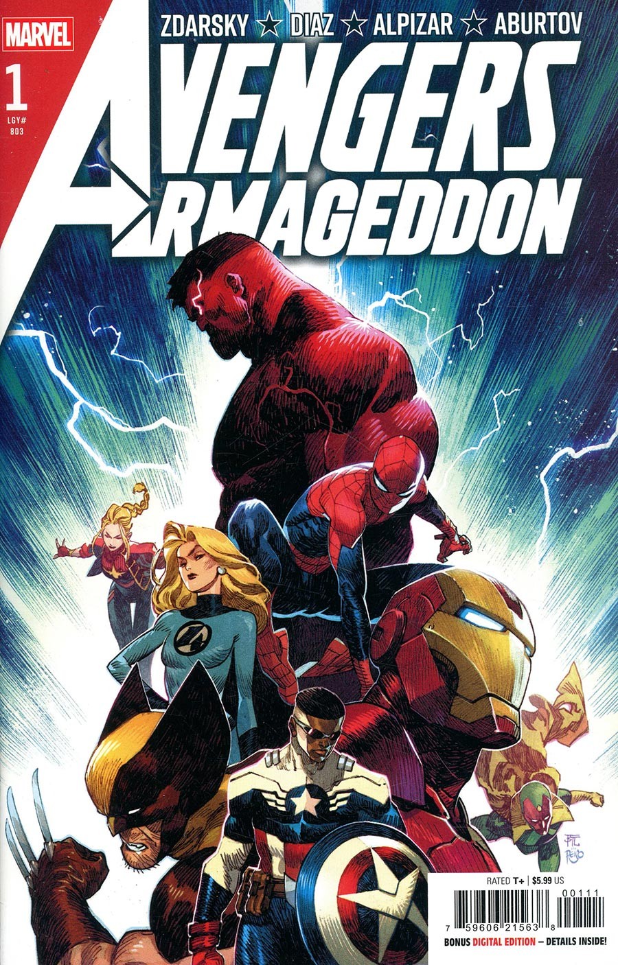 AVENGERS ARMAGEDDON LISTING (#1 2 AVAILABLE/VARIANTS/YOU PICK)