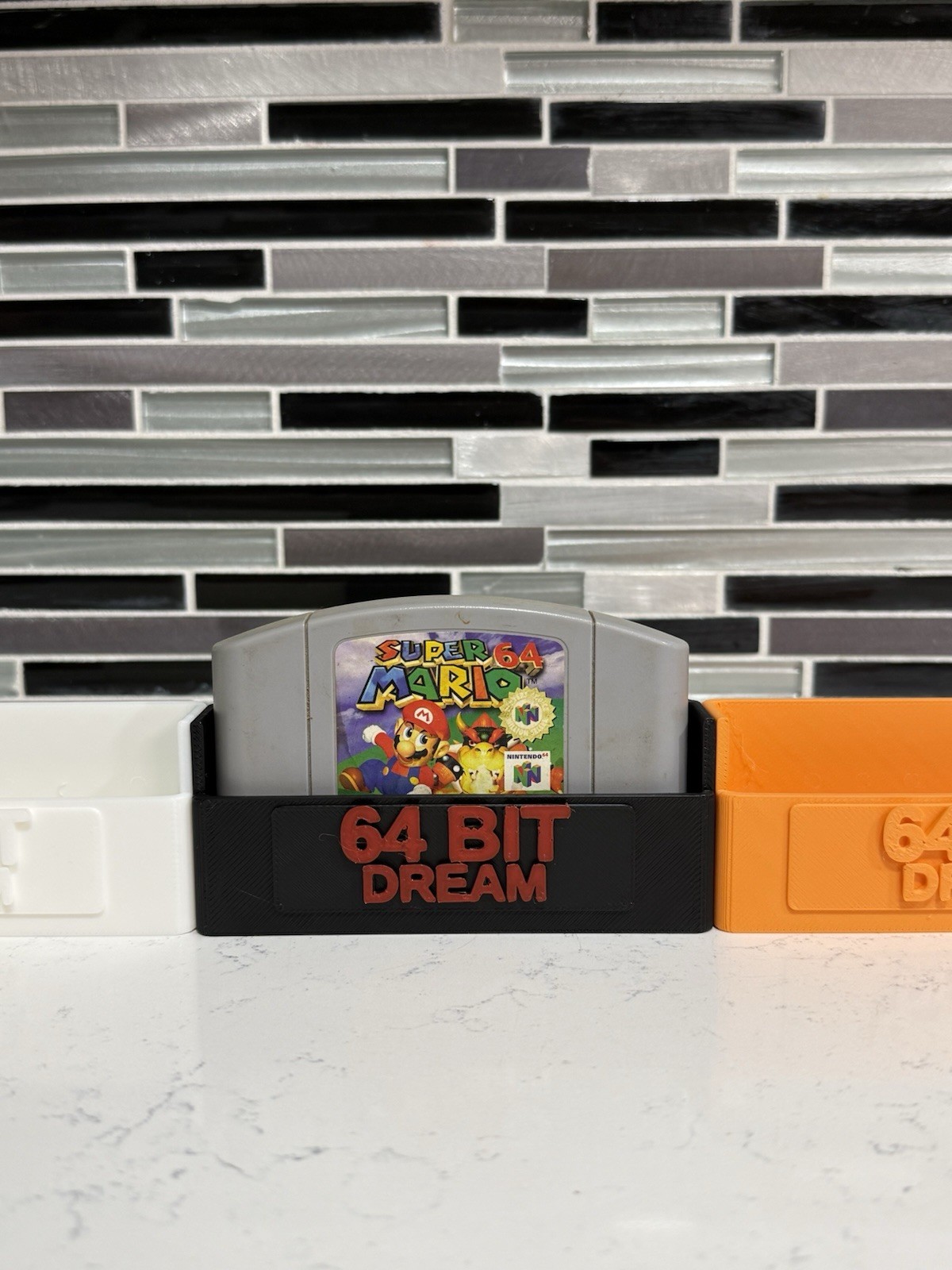Nintendo 64 N64 Cartridge Display Sleeve Holder Stand 64 Bit Dream 3D Printed